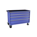 Champion Tool Storage Tool Cabinet, 4 Drawer, Blue, Steel, 56-1/2 in W x 28-1/2 in D x 43-1/4 in H, D15000401ILMB8RT-BB D15000401ILMB8RT-BB